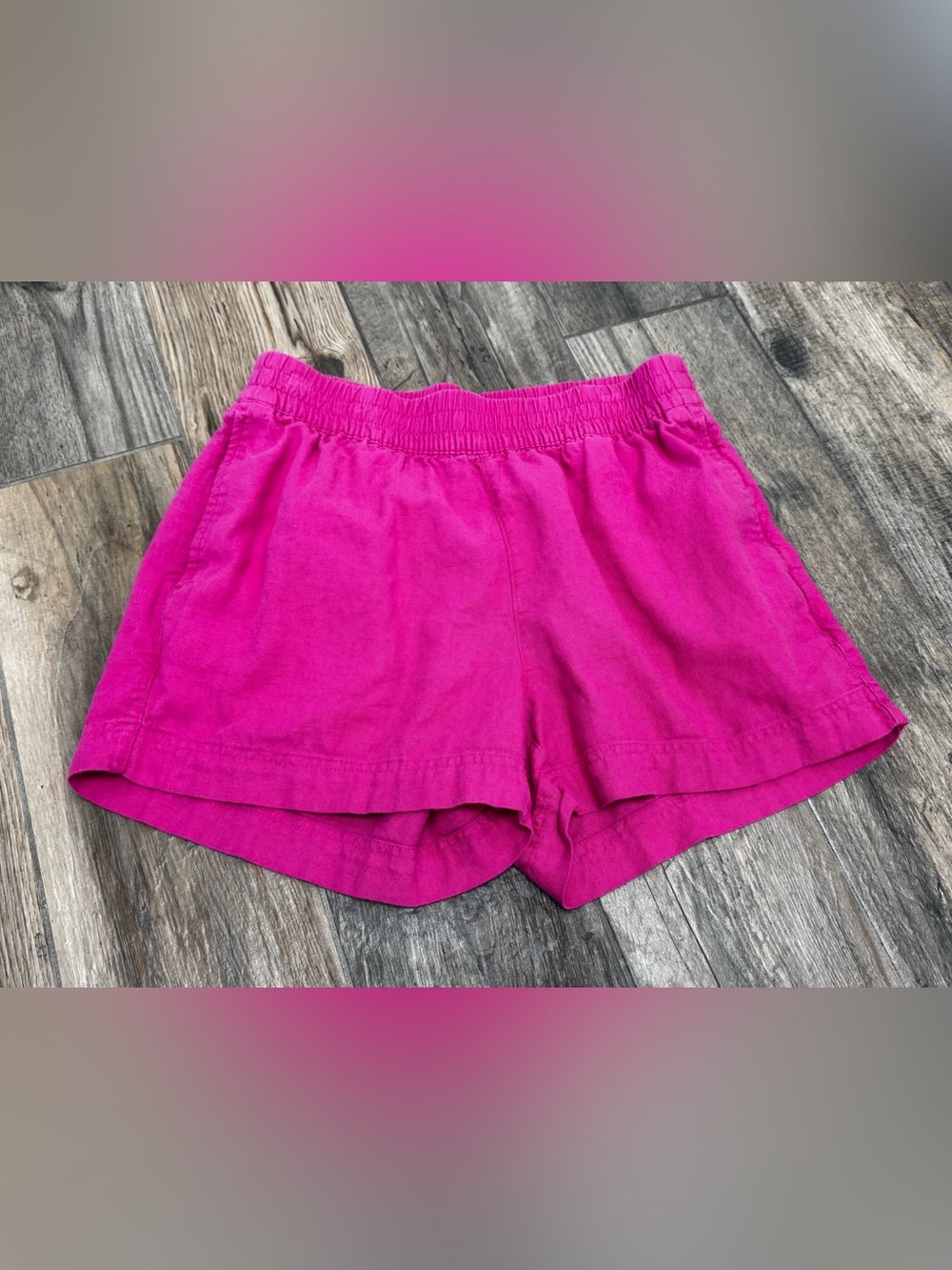 Hot pink shorts